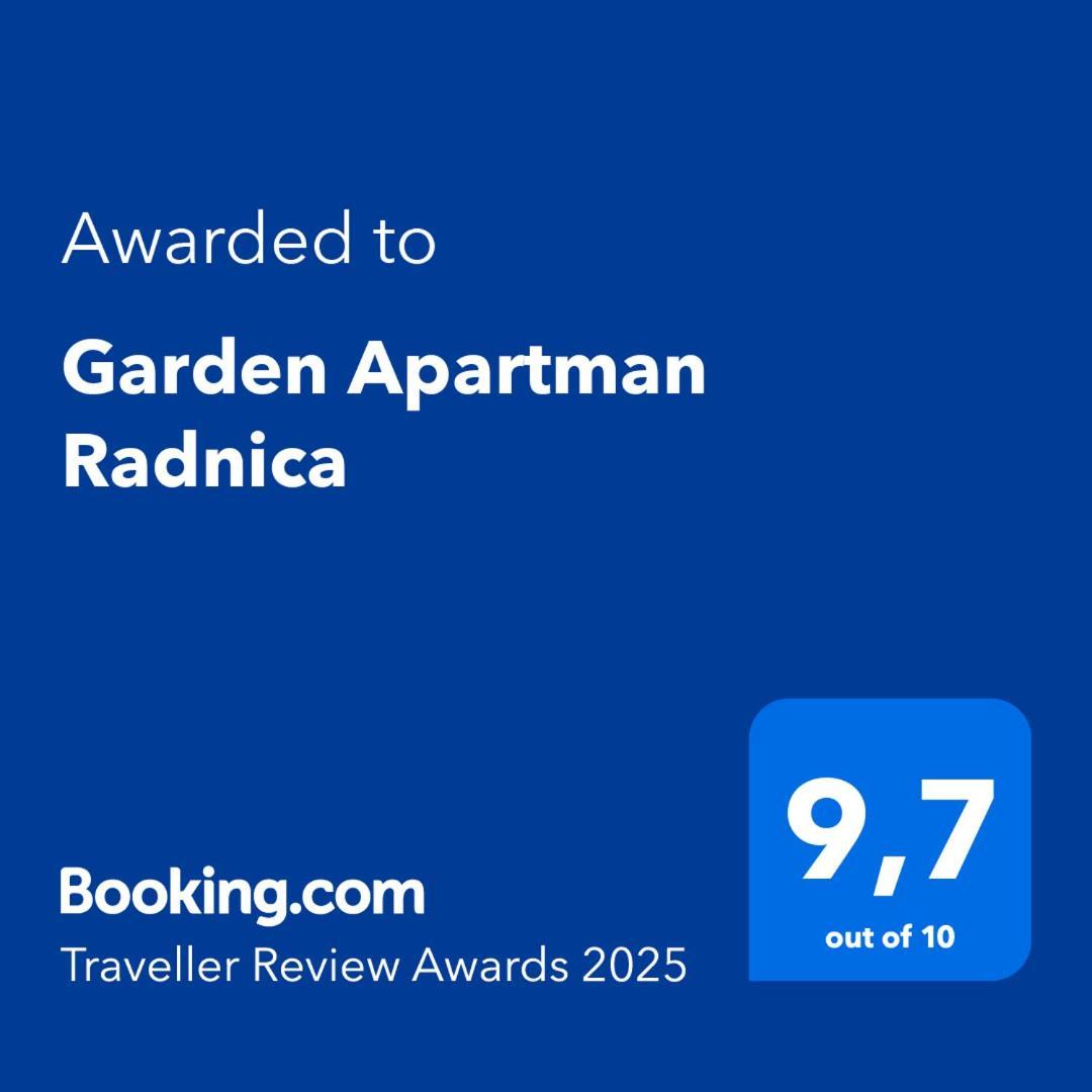 Garden Apartman Radnica - Private Parking Included كَشّا المظهر الخارجي الصورة